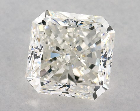 GIA 3.00 Carat H-IF Very Good Cut Square Radiant Diamond